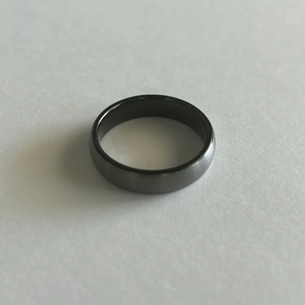 Men’s Tungsten Carbide gun metal band ring